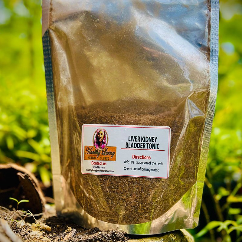 Packaged cardamom powder with organic branding outdoors.