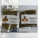 Two packages of dried herbal tea labeled "ZINTA KALUNYE".